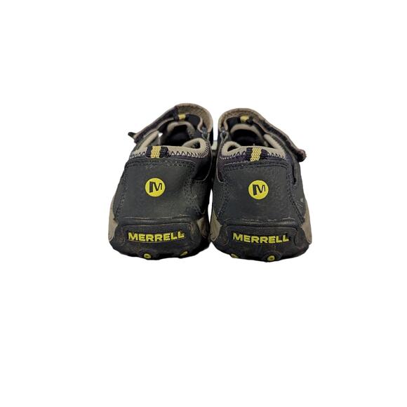 Merrell Sandals‎ Boys Size 5M Leather Hydro H20 Hiker Sport Navy Green Outdoors - Picture 3 of 5